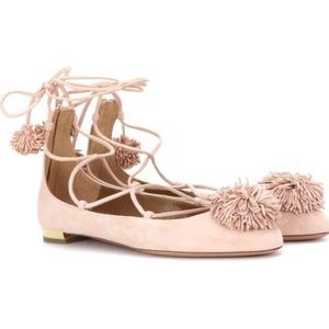 Aquazarra Pink Ballet Flats